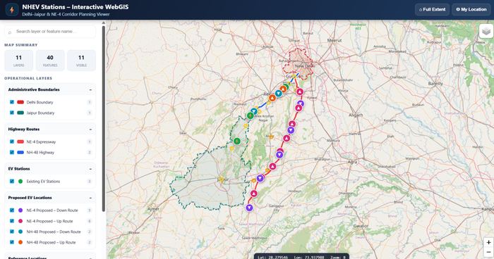 NHEV Interactive WebGIS Platform